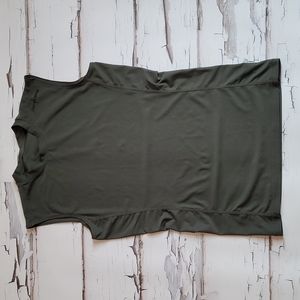 Men's Devops Army Green Muscle Tank Top Size Medium